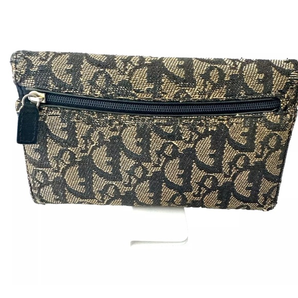 Authentic Dior Long Wallet Purse Saddle Trotter Canvas From 💝 - Picture 2 of 10